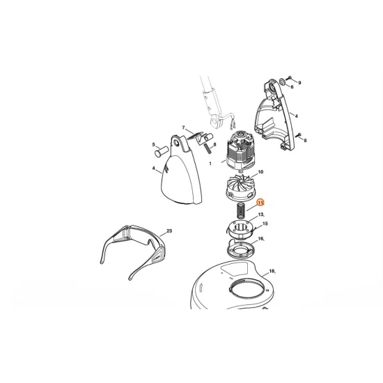 STIHL  Sprężyna 6235 997 1700